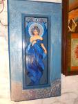 WALL DECORATIONS-LADY IN BLUE